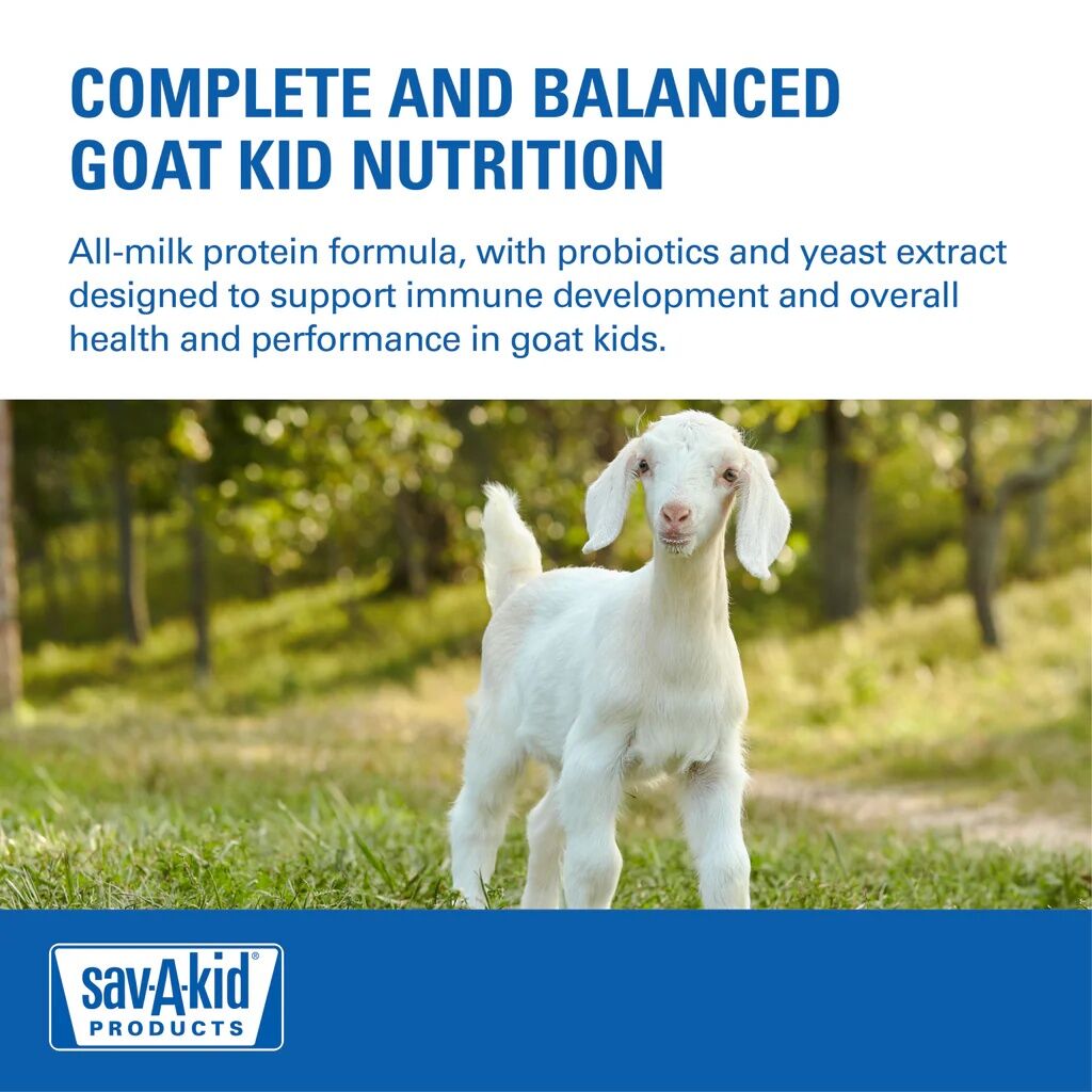 Sav-A-Kid Goat Milk Replacer, 25-Lb