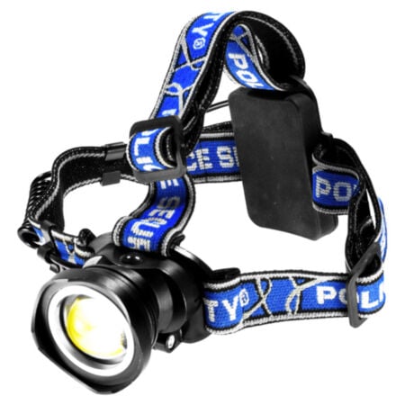 Police Security Flashlight Breakout 600 Lumen Headlamp
