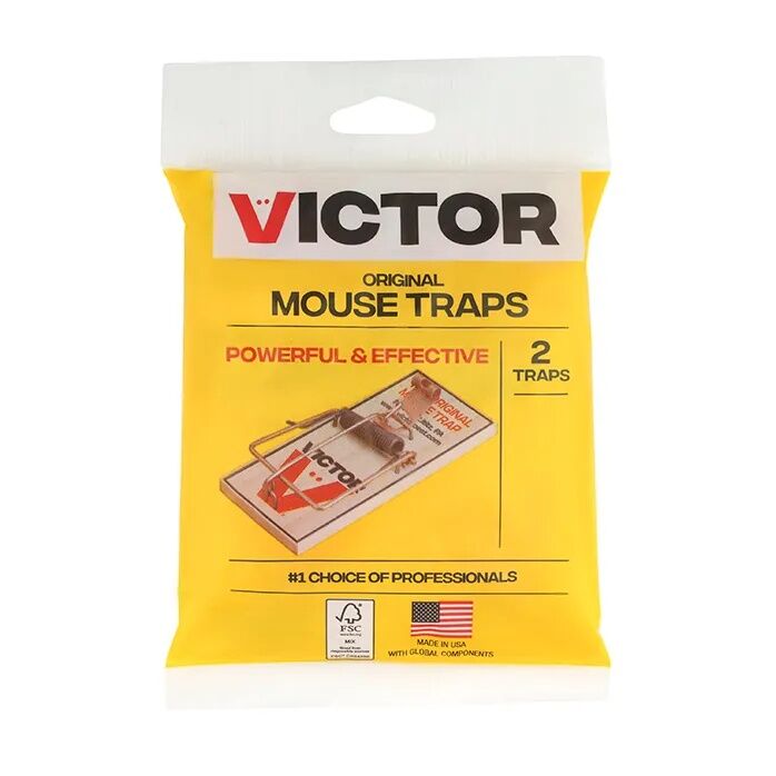 Victor Metal Petal Mouse Trap, 2-Pk