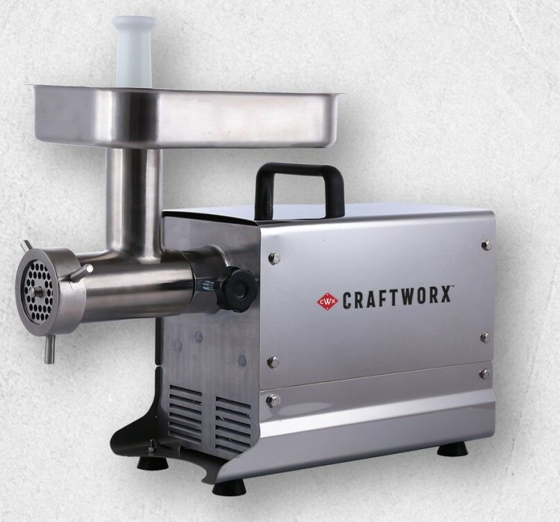Craftworx #12 .75 HP Stainless Steel Electric Meat Grinder