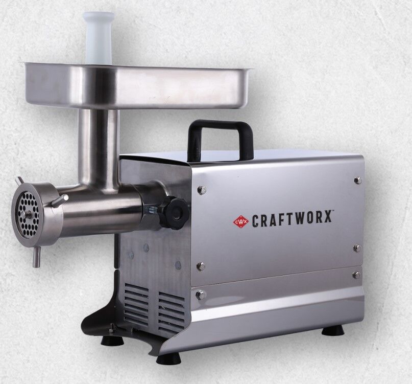 Craftworx #22 1 HP Stainless Steel Electric Meat Grinder