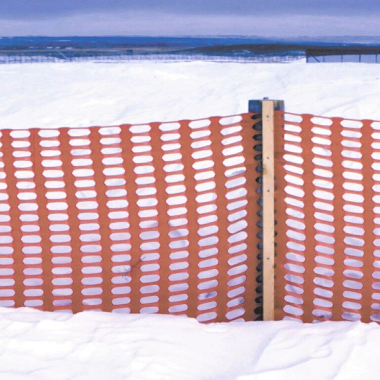 Tenax Snow Guard Poly Green Snow Fence, 4-Ft X 50-Ft