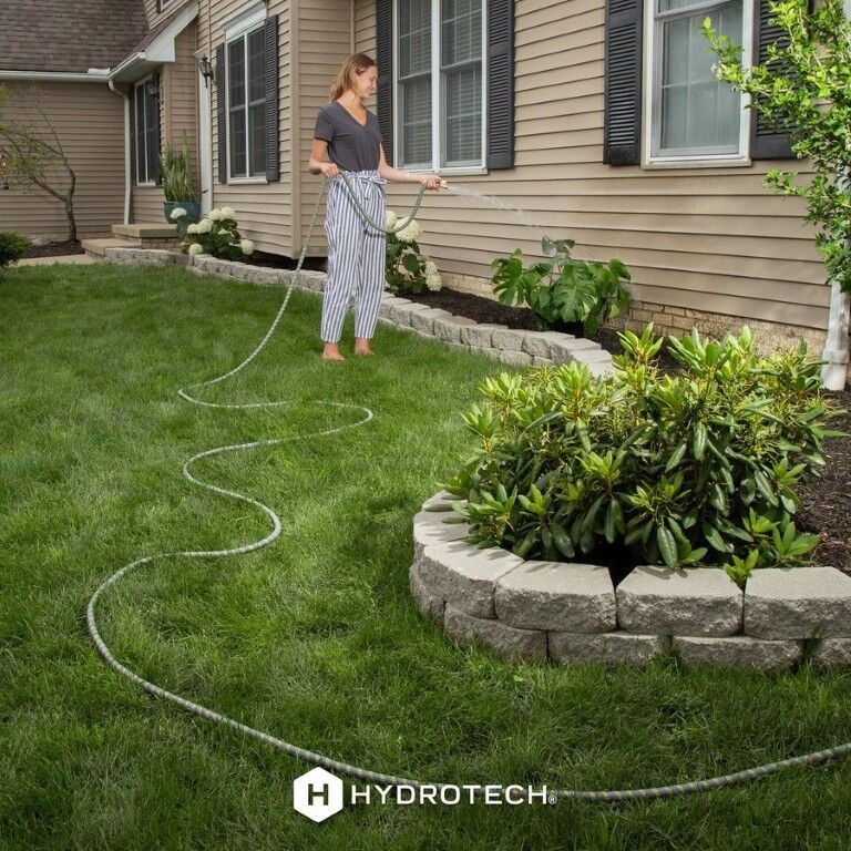 HydroTech Yellow Standard Expandable Burst-Proof Hose, 5/8 in. x 100 ft.