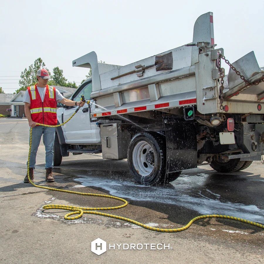 HydroTech Yellow Pro Series Expandable Burst-Proof Hose, 3/4-In x 100-Ft