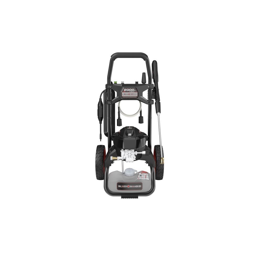 Black Diamond Heavy Duty Cold Water Corded Electric Pressure Washer, 2000-PSI, 1.2-GPM