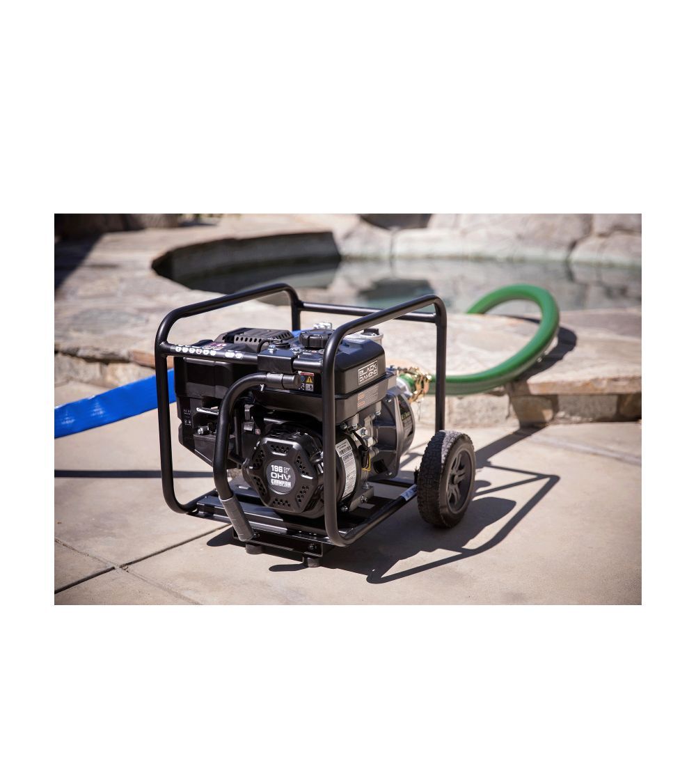 Black Diamond 2-In Semi-Trash Water Transfer Pump