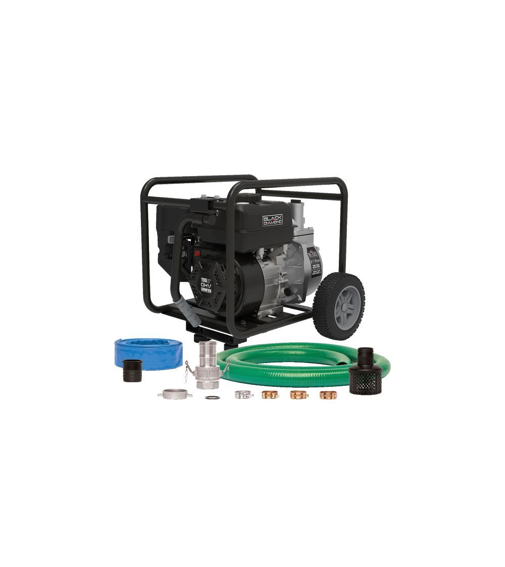 Black Diamond 2-In Semi-Trash Water Transfer Pump