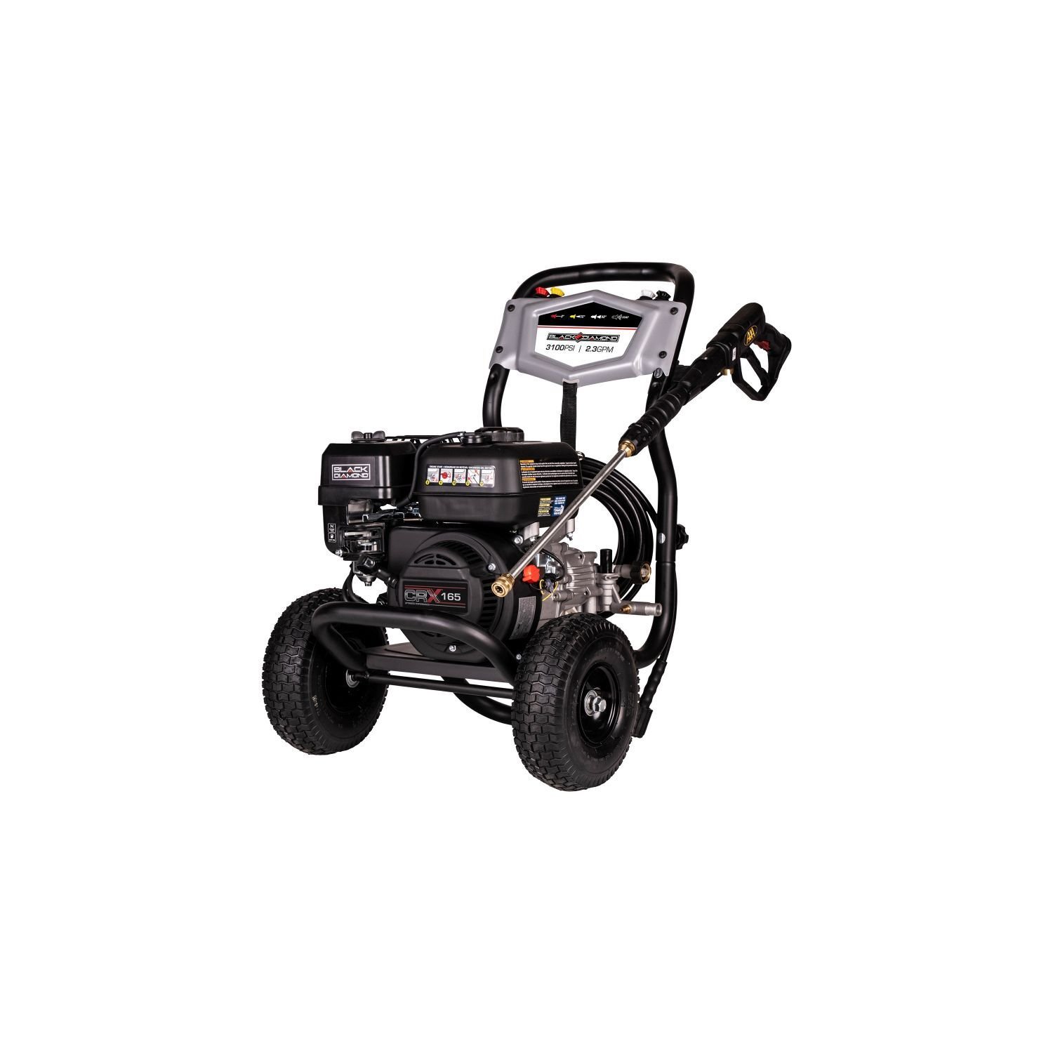 Black Diamond Pressure Washer 163-cc CRX Engine, 3100-PSI, 2.3-GPM