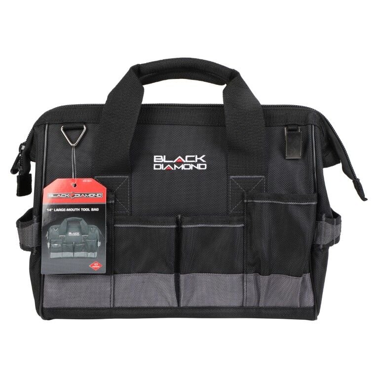 Black Diamond Large-Mouth Tool Bag, 14-In