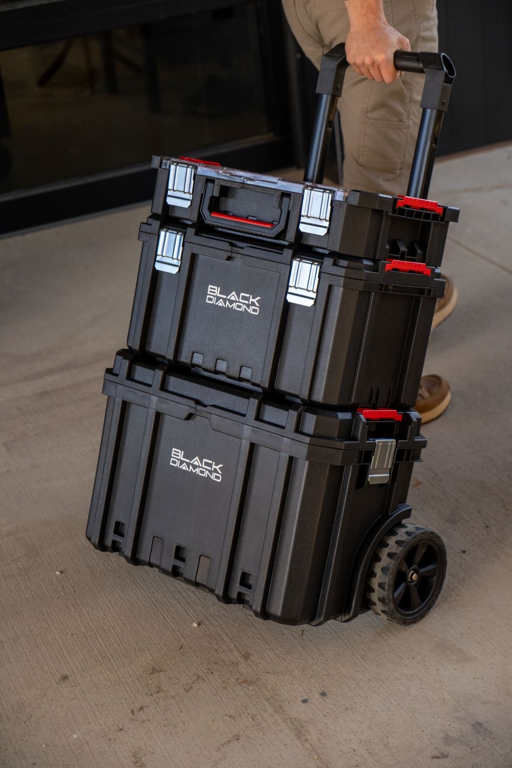 Black Diamond Modular Rolling Tool Box Set, 3-Pc