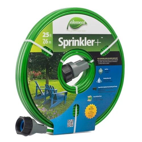 Element Sprinkler+ Sprinkler & Soaker Hose Combination, 100 PSI, 50-Ft