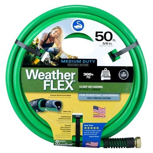 Swan WeatherFLEX Hose, 5/8-In x 50-Ft