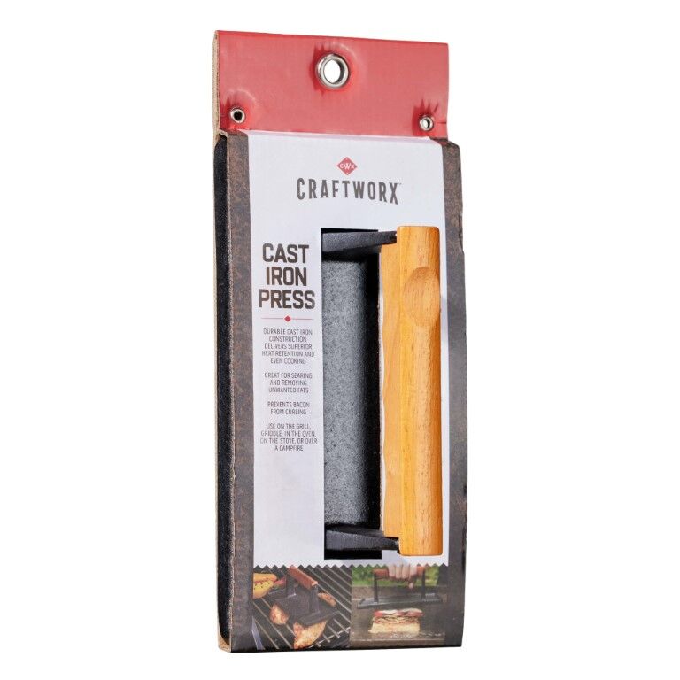 Craftworx Cast Iron Meat Press