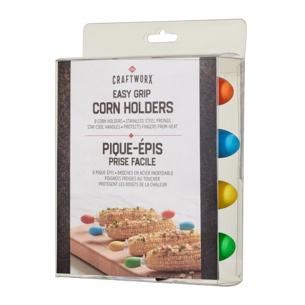 Craftworx Easy Grip Corn Holders, 4-Pk