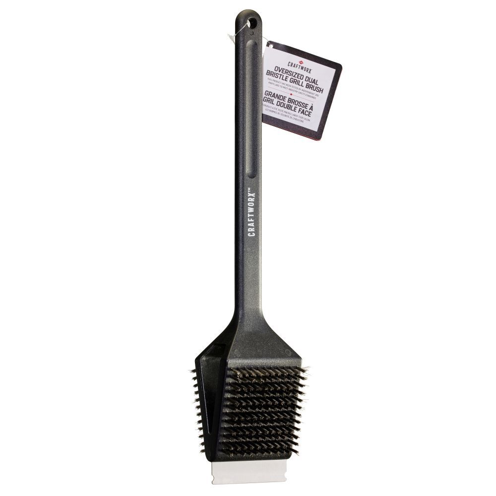 Craftworx Oversized Dual Bristle Grill Brush