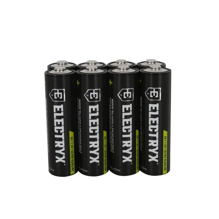 Electryx AA / 1.5-V Ultra Alkaline Batteries, 8-Pk