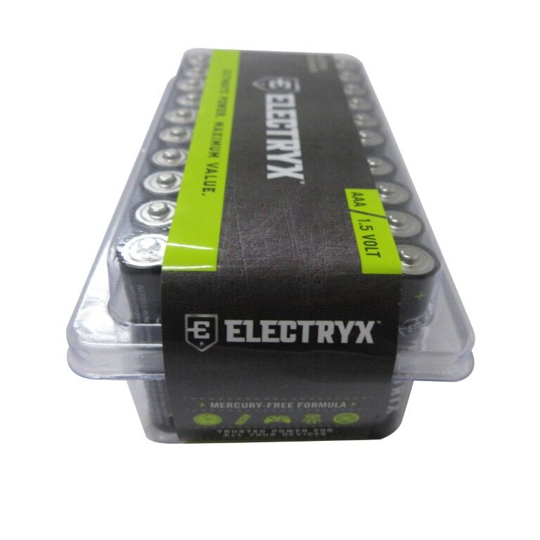 Electryx AAA 1.5-V Ultra Alkaline Batteries, 50-Pk