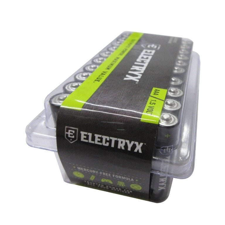 Electryx AAA 1.5-V Ultra Alkaline Batteries, 50-Pk