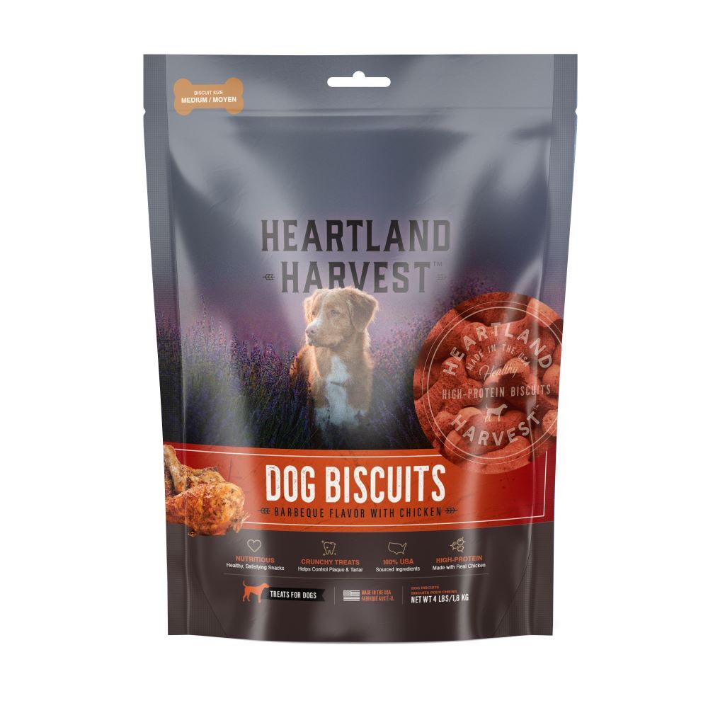 Heartland Harvest Barbeque Flavored Dog Biscuits, 4-Lb