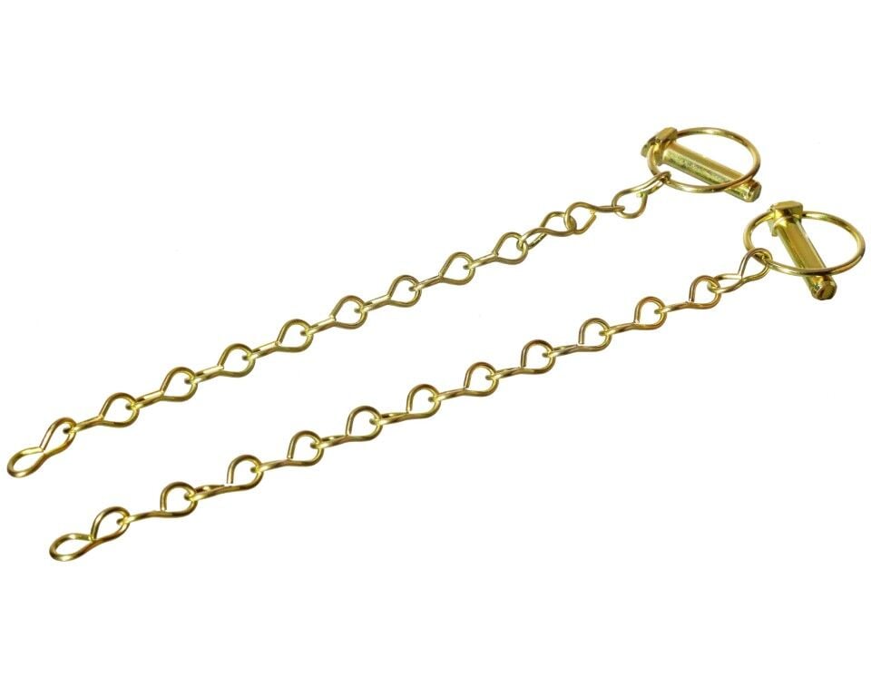 Harvest King Lynch Pin With Chain, 7/16-In, 2-Pk