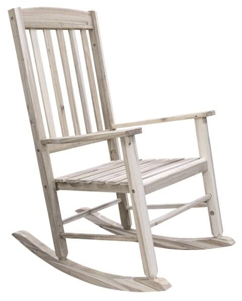 Livingscape Natural Wood Rocking Chair