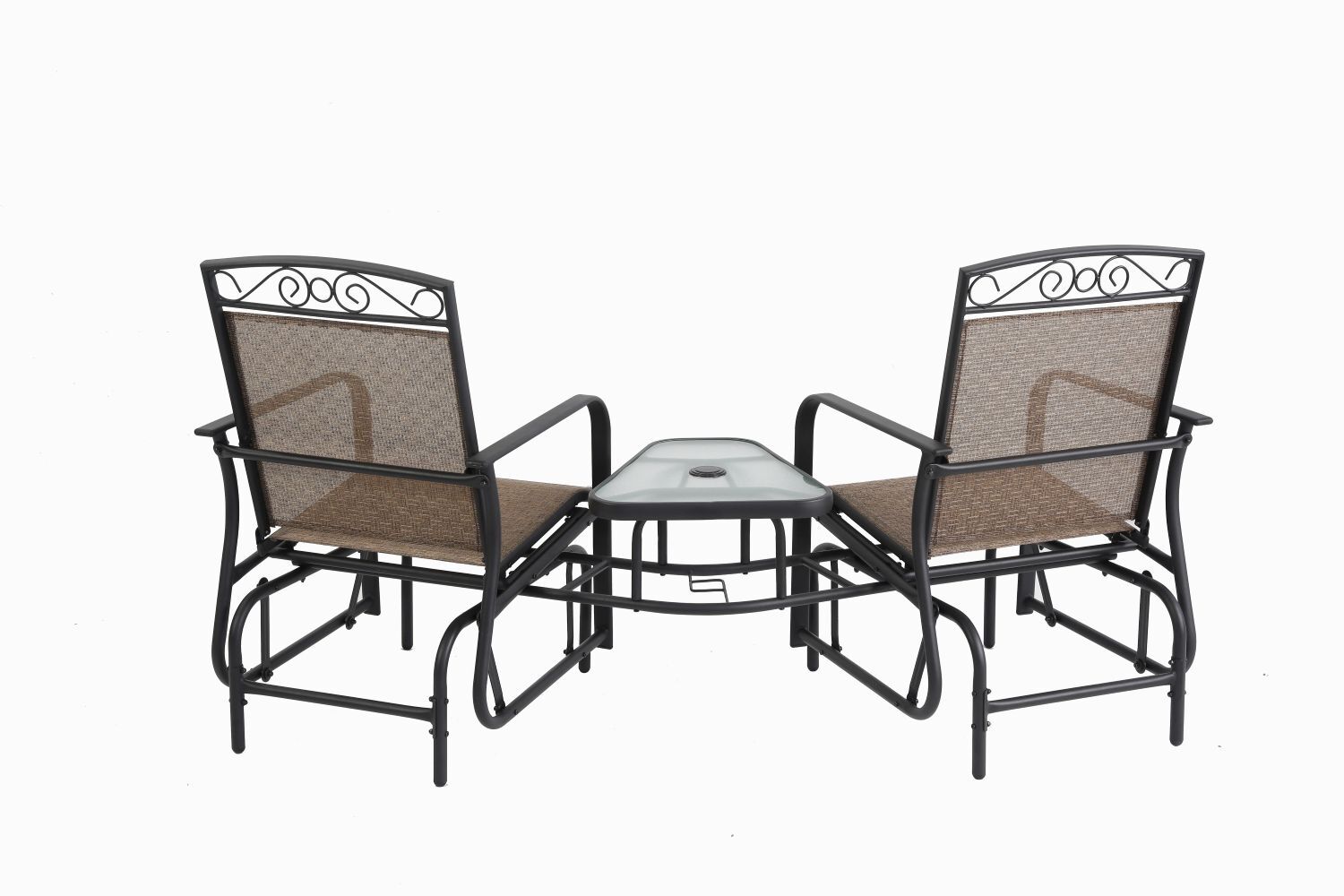 Livingscape 2 Seat Outdoor Tete-a-Tete Glider