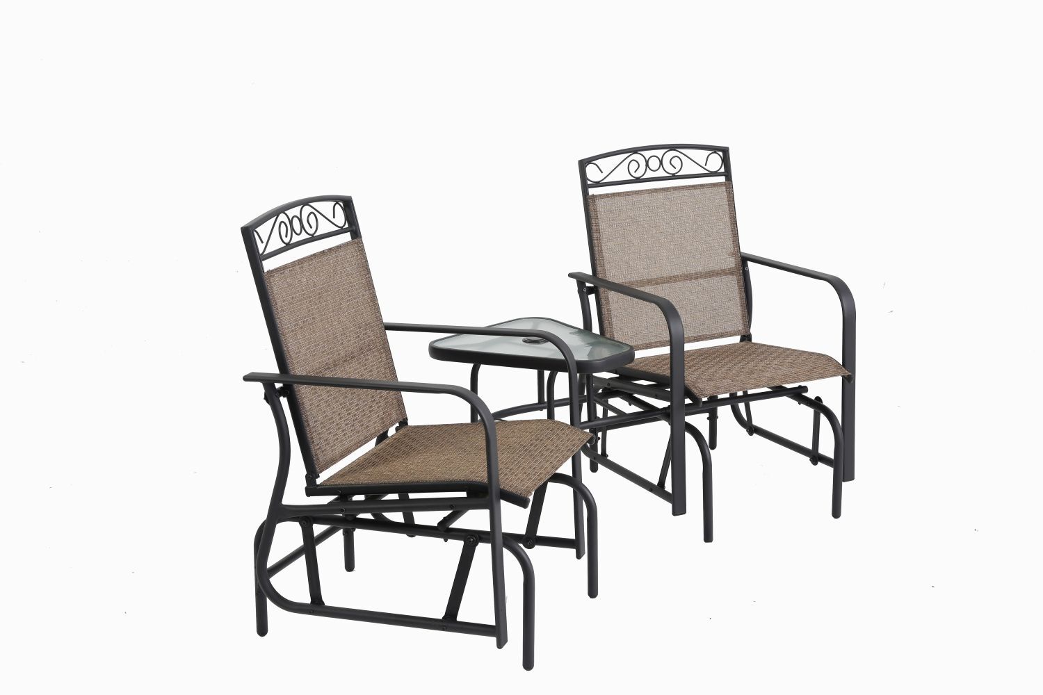 Livingscape 2 Seat Outdoor Tete-a-Tete Glider