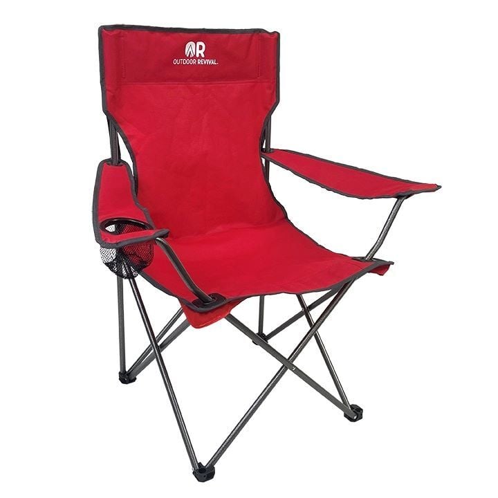 Outdoor Revival Red Everyday Quad Chair