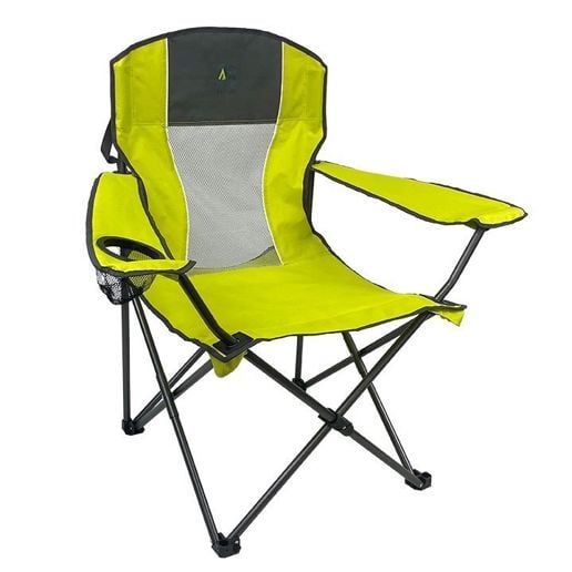 Outdoor Revival Yellow XL Mesh Back Quad Chair Camp Chairs