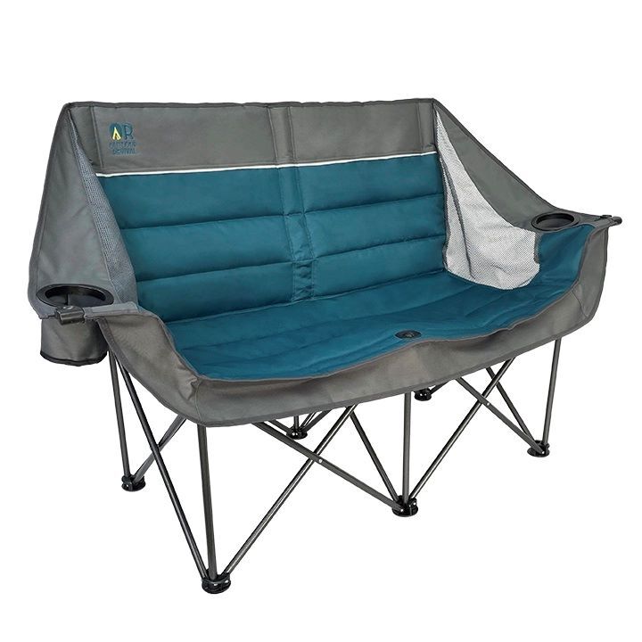 Outdoor Revival Blue Double Quad Sofa Chair