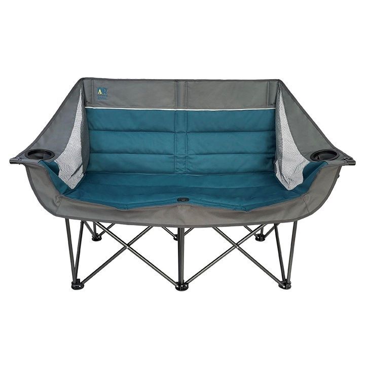 Outdoor Revival Blue Double Quad Sofa Chair