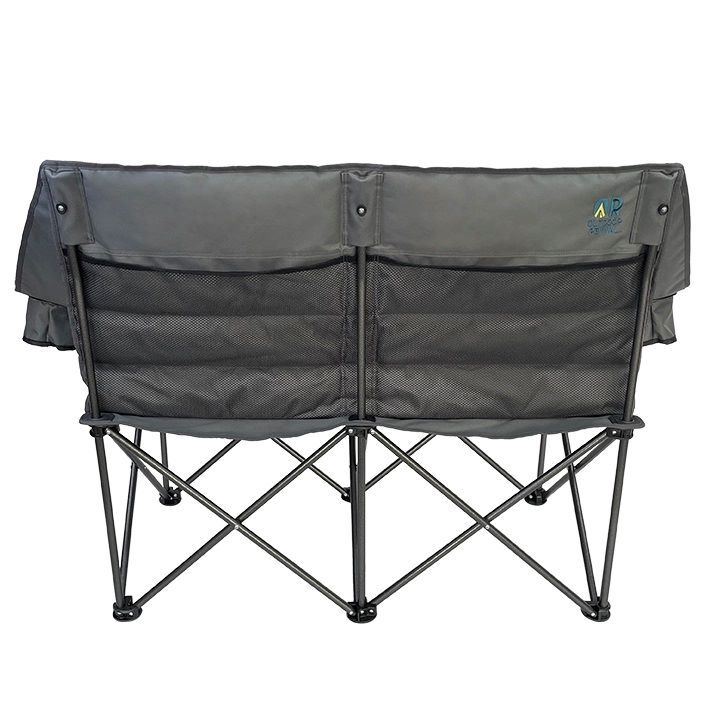 Outdoor Revival Gray Double Quad Sofa Chair