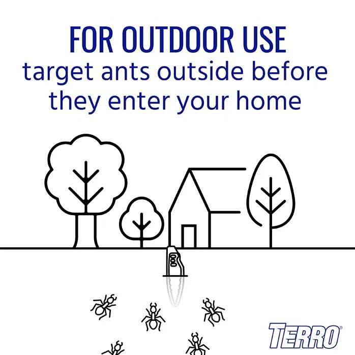 TERRO Outdoor Liquid Ant Bait Stakes, 8-Pk