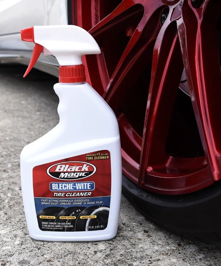 Black Magic Bleche-White Tire Cleaner, 32-Oz
