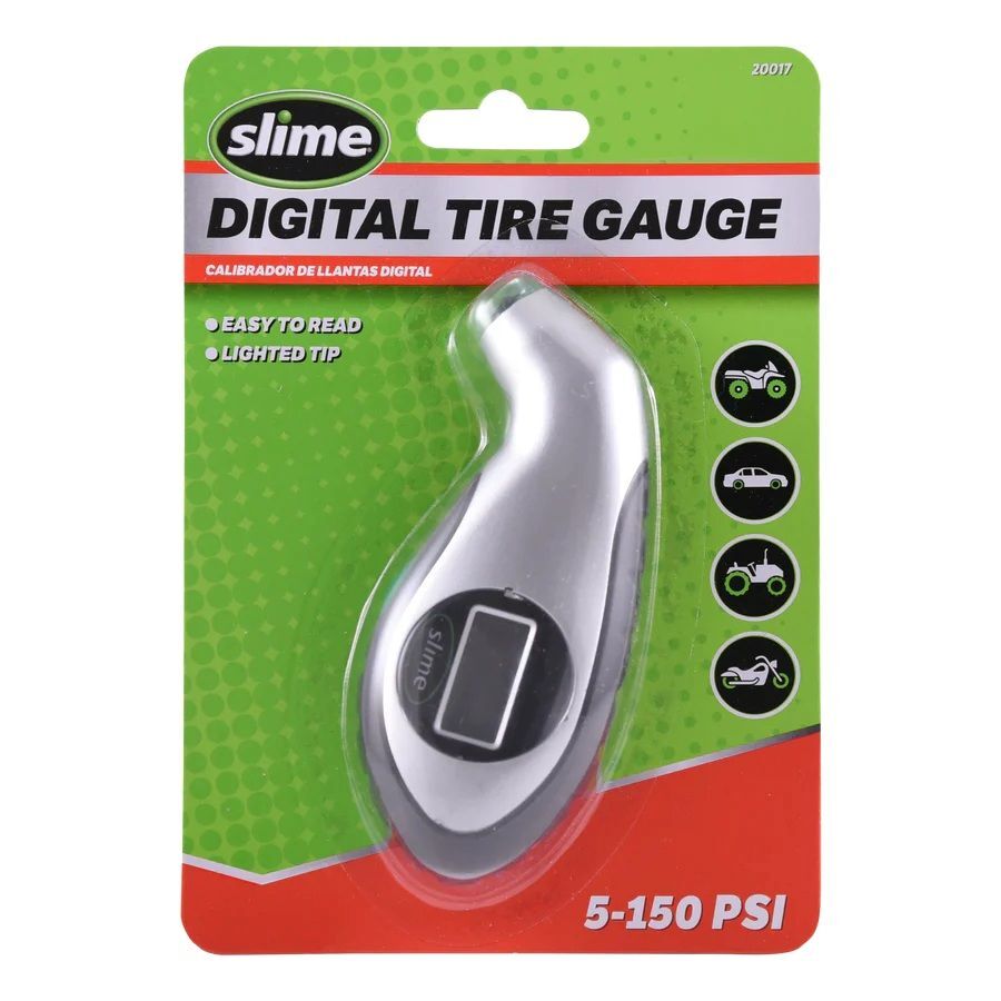Slime Digital Tire Gauge, 5-150-PSI