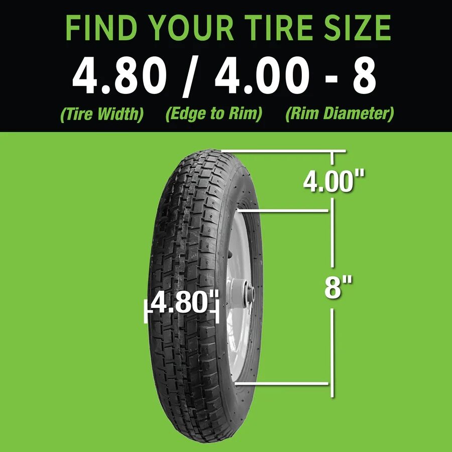 Slime Wheelbarrow Self-Sealing Inner Tube, 8-In