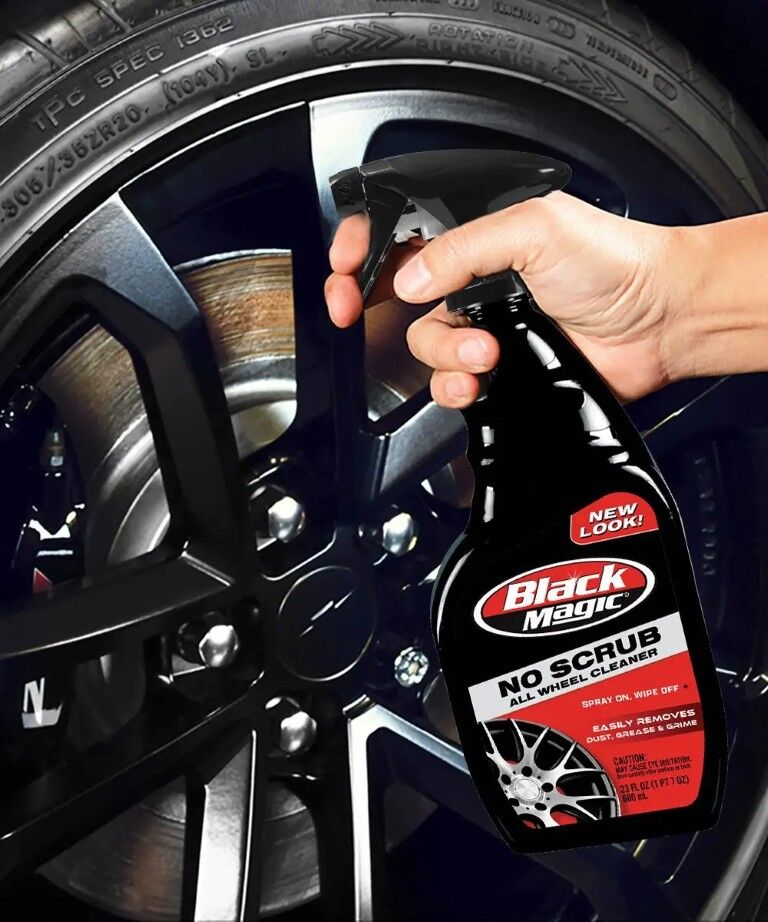 Black Magic No Scrub All Wheel Cleaner, 23-Oz