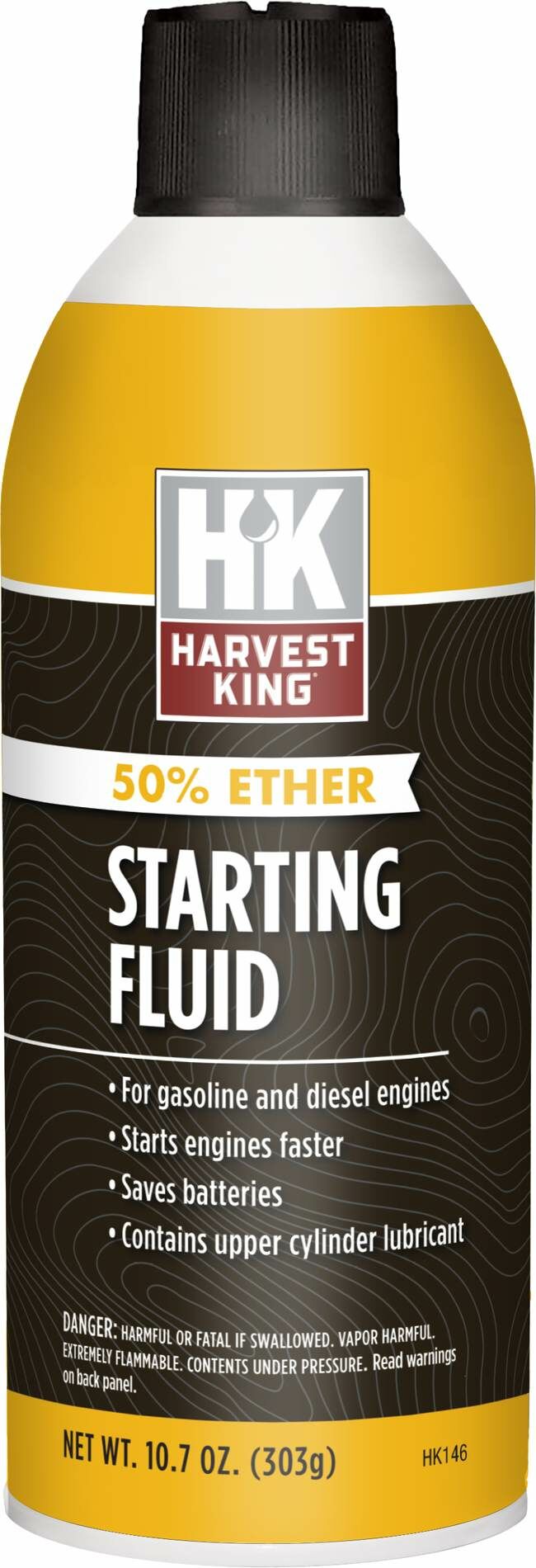 Harvest King Engine Starting Fluid 50% Ether, 10.7-Oz