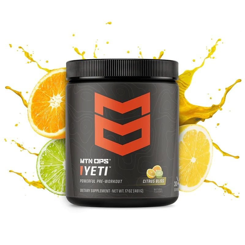 MTN OPS YETI Supplement Citrus Bliss Flavor, 30-Servings