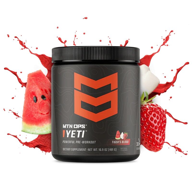MTN OPS Yeti Supplement, Tiger's Blood Flavor, 16.9-Oz