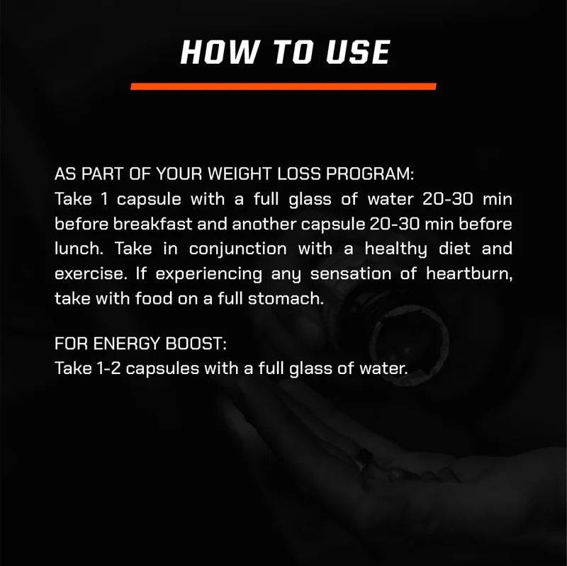 MTN OPS Blaze Fat Burner Supplement, 30-Ct