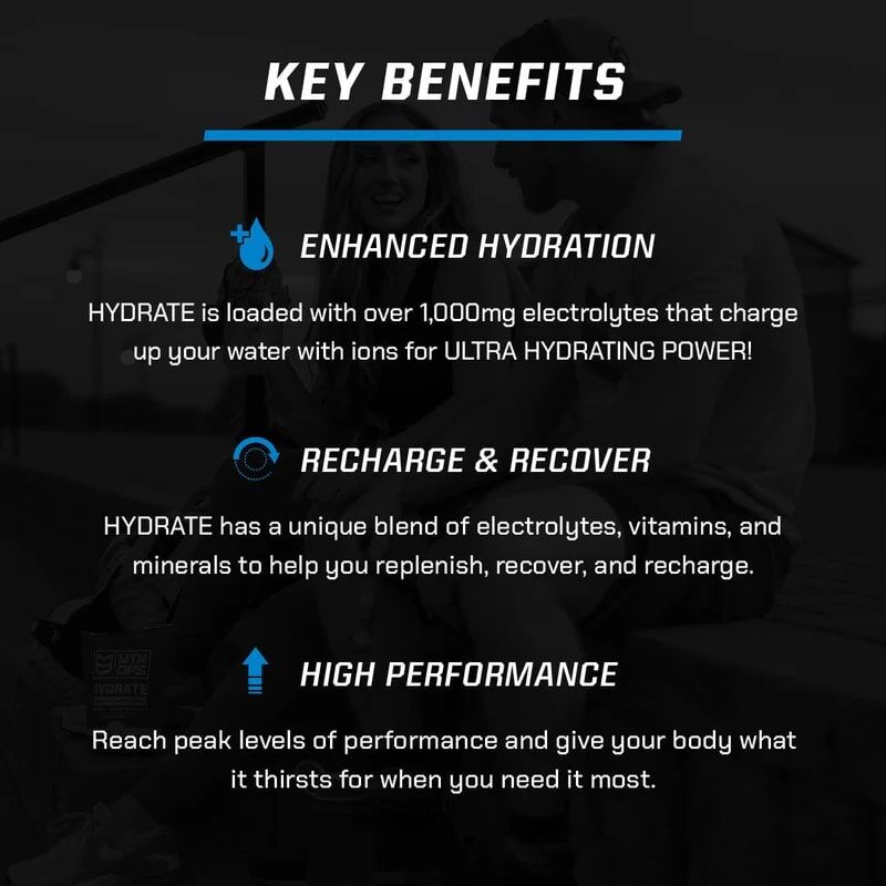 MTN OPS Hydrate Supplement Lemonade Flavor Singles