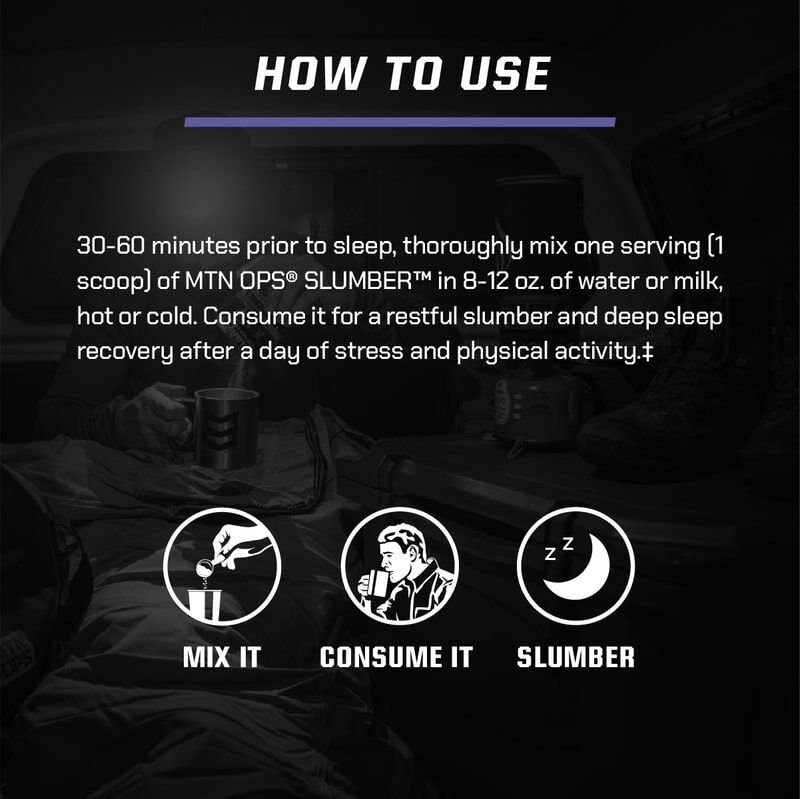 MTN OPS Slumber Supplement Sleepy Cocoa Flavor, 14.2-Oz