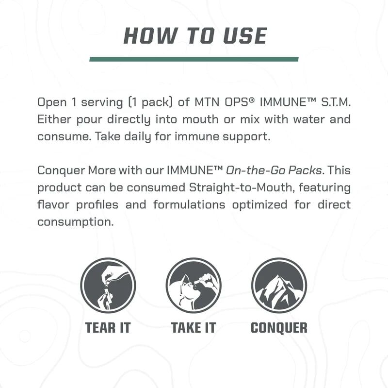 MTN OPS Immune STM Stick Pack, 30-Ct