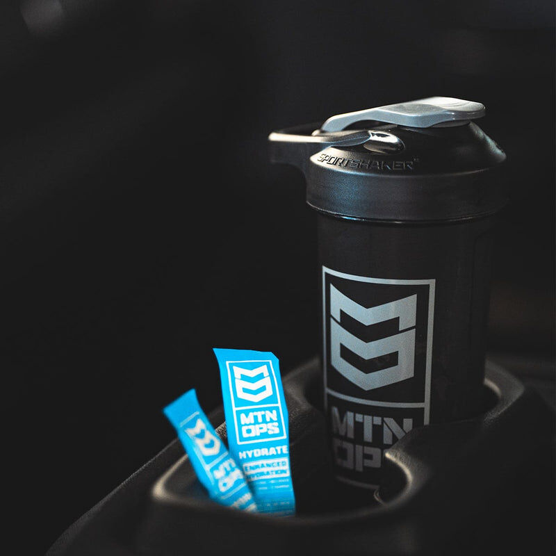 MTN OPS Crusher Blender Bottle, 27-Oz