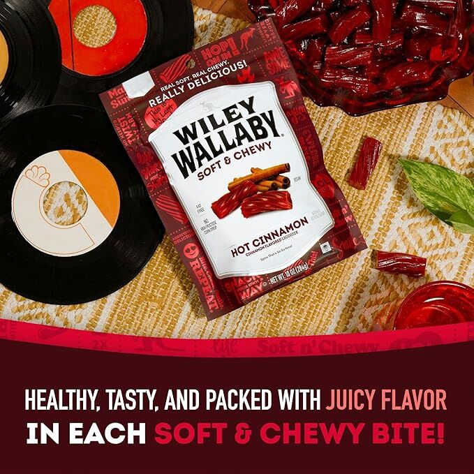 Wiley Wallaby Soft & Chewy Hot Cinnamon Licorice, 24-Oz