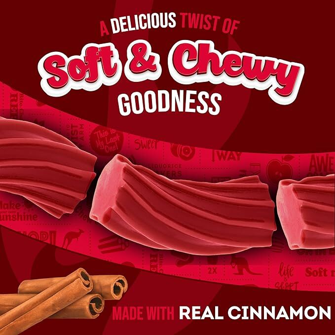 Wiley Wallaby Soft & Chewy Hot Cinnamon Licorice, 24-Oz
