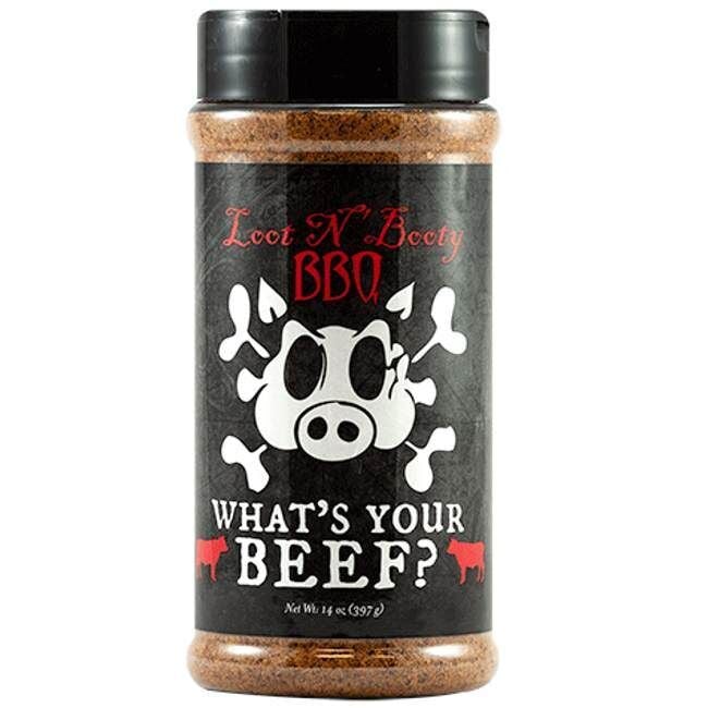 Loot N' Booty What's Your Beef Seasoning, 14-Oz