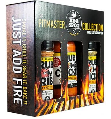 BBQ Spot Pitmaster Rub Some Series BBQ Gift Pack, 3-Lb