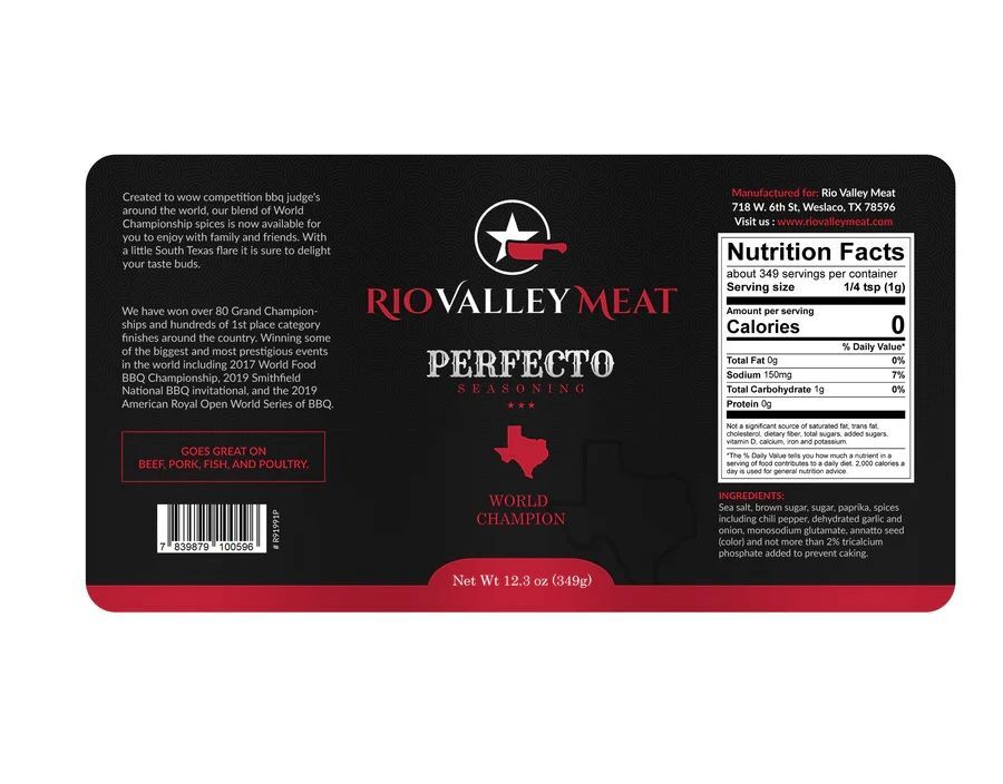 Rio Valley Meat Perfecto Rub, 12.3-Oz